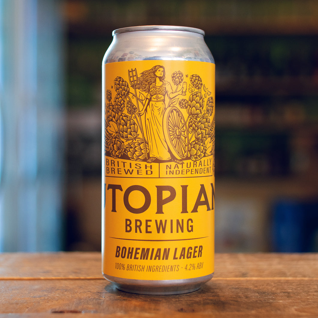 Utopian Bohemian Lager | 4.2% | 440ml