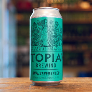 Utopian Unfiltered Lager | 4.7% | 440ml