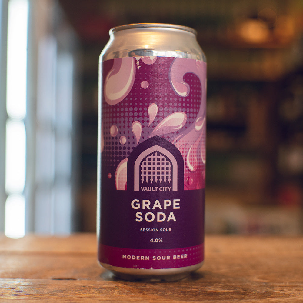 Vault City Grape Soda Session Sour | 4% | 440ml