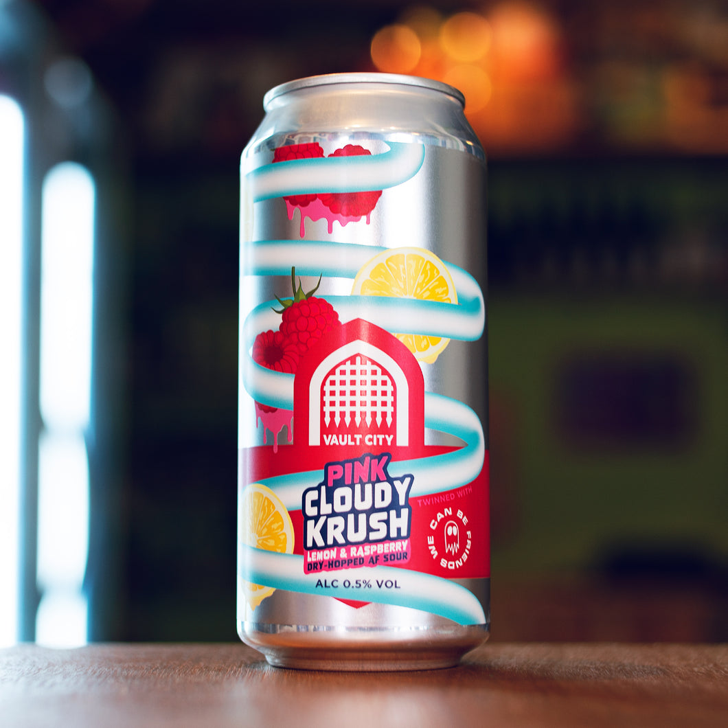 Vault City Pink Cloudy Krush | 0.5% | 440ml