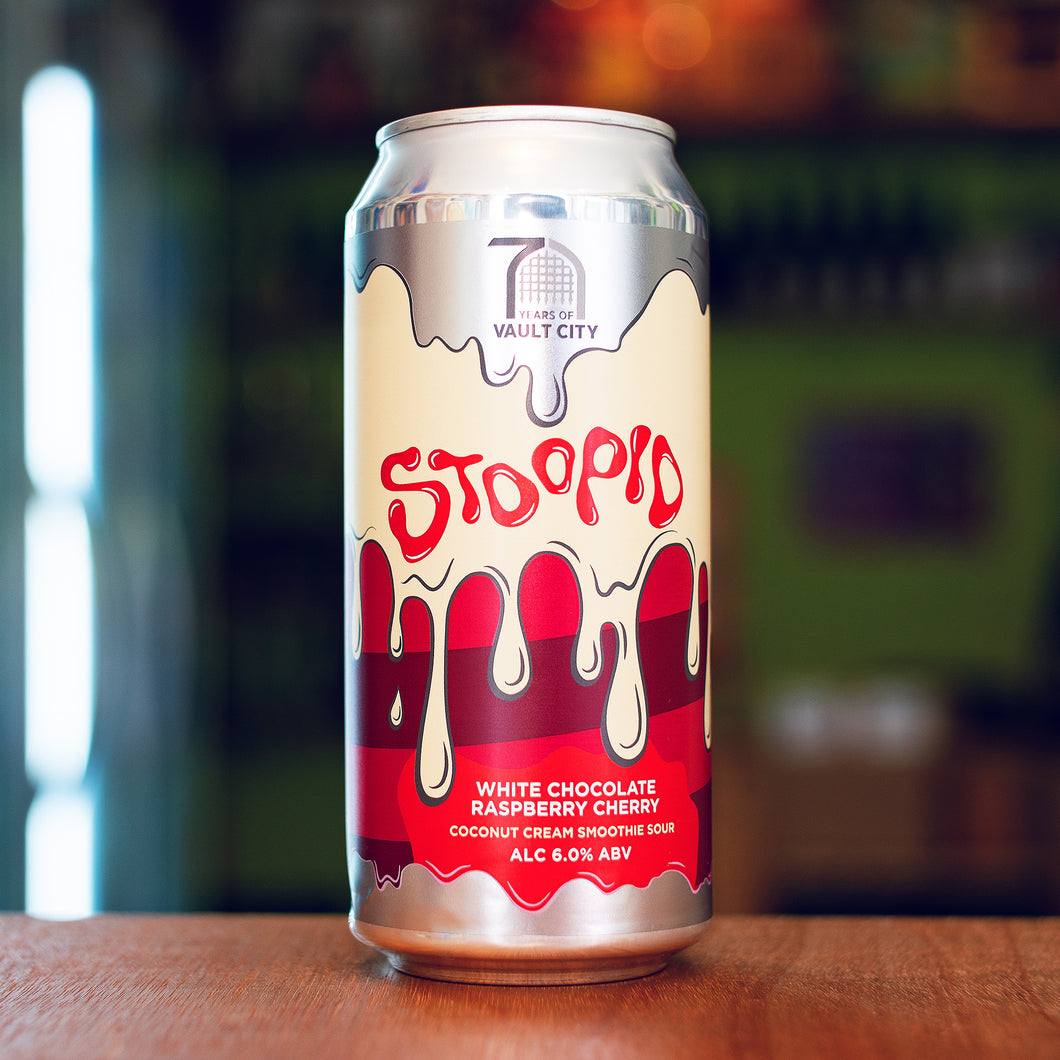 Vault City Stoopid: White Chocolate Raspberry Cherry | 6% | 440ml