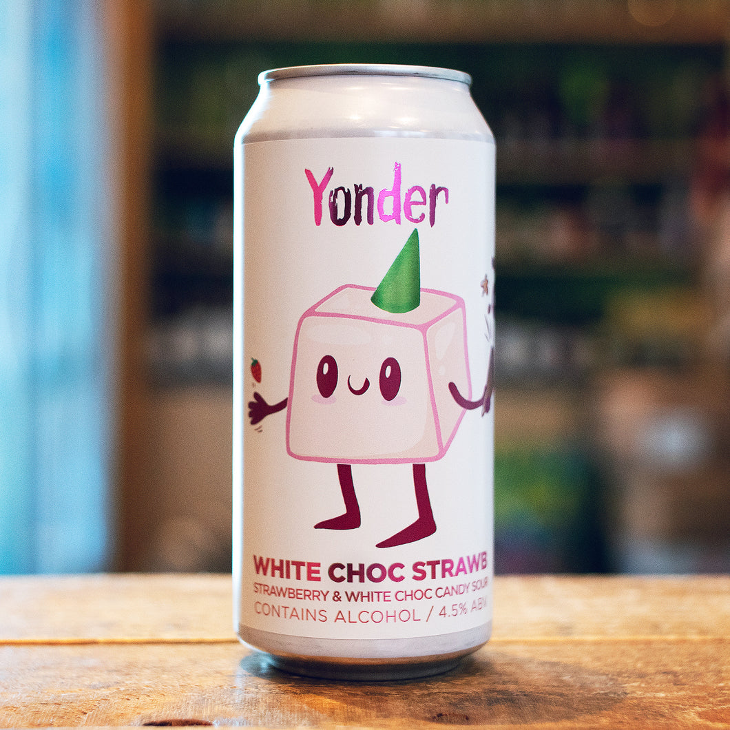 Yonder White Choc Strawb | 4.5% | 440ml