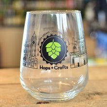 Load image into Gallery viewer, Hops and Crafts Exeter Landmarks Glass 470ml
